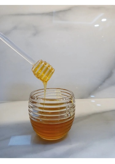 Lorenzo Kaşıklı Cam Bal Kavanozu