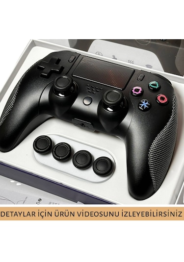 Kablosuz Gamepad Ps4-ps3-pc-mobil Uyumlu Type-c Şarjlı Gecikmesiz Profesyonel Oyun Kolu Joystick