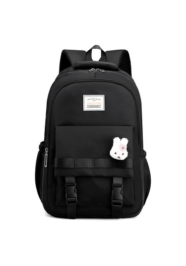 İlkokul Ve Ortaokul Öğrencileri İçin Şık Ve Dayanıklı Kolej Stili Sırt Çantası, Geniş Kapasiteli Okul Çantası, 3-6. Sınıflar İçin Ergonomik Tasarım Siyah