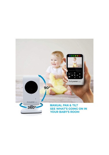 Babysense V24r-2 Video Bebek Monitörü Kamera Ve Ses, Uzun Menzil