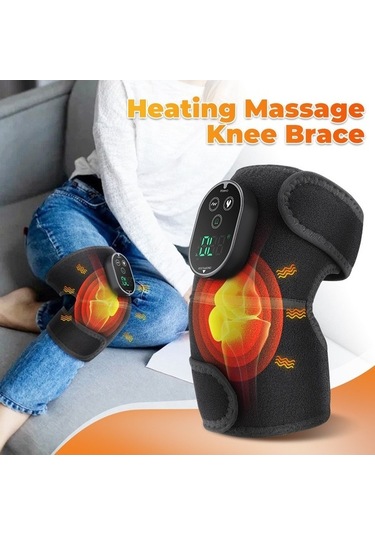 Wondernest Isıtmalı Masajlı Dizlikler - Rf Teknolojili Eklem Rahatlatıcı Gri