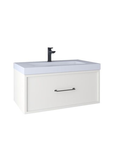 Kobos Frame 80 Cm Lavabo Dolabı Bianco Kb710018 Diğer
