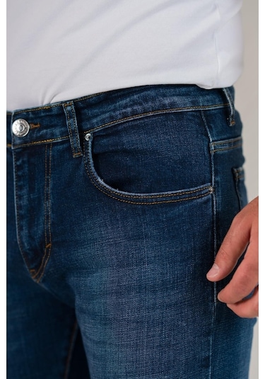 Fbı Skinny Slimfit Dar Paça Bilekten Pamuklu Kot Pantolon