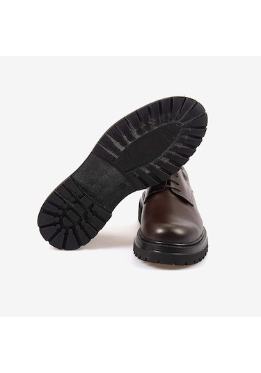 Kemal Tanca Hakiki Deri Erkek Günlük Ayakkabı A7300 Kahve