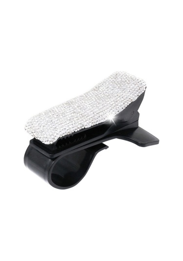 Sones Elmas Araç Telefonu Tutucu 360 Derece Dönen Yaratıcı Araba Kontrol Paneli Mobil Tutucular Beyaz