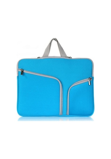 T228 Çok Cepli Dizüstü Bilgisayar Taşıma Çantası 10-11 İnç 10.11 İnch Mavi MAVİ