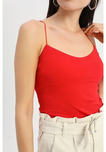 İp Askılı Atlet Kırmızı-1713 Kırmızı