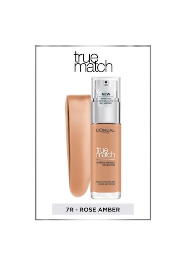 L'Oreal Paris True Match Bakım Yapan Fondöten 7R Rose Amber