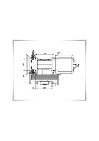 Akiş Mugen Mf1 Pro-E 7.5Kw 480X5X10 800Kg Asansör Makina Motor