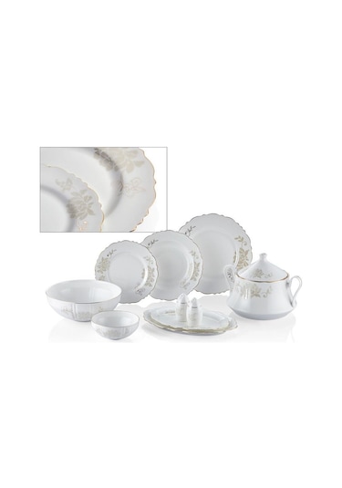 Lamedore Royal Rose 59 Parça Yemek Takımı Rose
