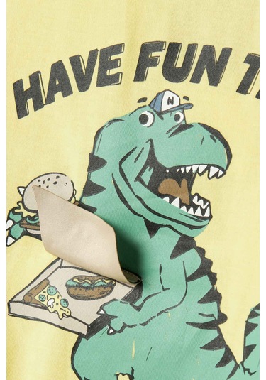 Name It Nmmdellan Nreg Ss Top Box Sarı Erkek Çocuk Kısa Kol T-shirt Sarı