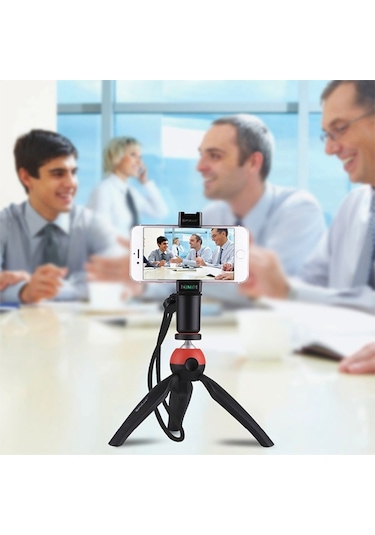 Puluz Video Grip Telefon Elde Tutucu + Bileklik Tripod Adaptörü