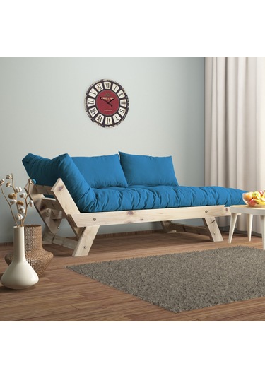 Adalar Masif Natural-mavi Renk 2li Kanepe Cpt8109-210