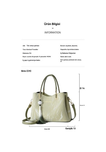 Pazly Anne İçin Özel Anneler Günü Hediyesi - Açık Yeşil Renk Açık Yeşil