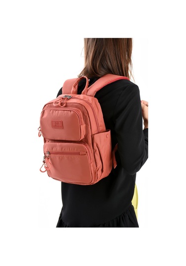 Ultra Hafif Şik Ve Su Geçirmez Orta Boy Sırt Çantası Kiremit Model: 571-13-9d Kiremit