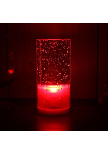 Led Kristal Dekoratif Işık For White For Yellow For Blue For Red For Purple For Colorful Gradient Kırmızı