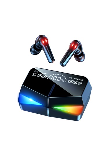 M28 Gerçek Kablosuz Stereo Kulaklıklar 2000mah Bt 5.1 Oyun Kulaklıkları 65ms Oyun Modu/güç Gösterimi Gürültü Engelleme Mikrofonlu Kulaklıklar