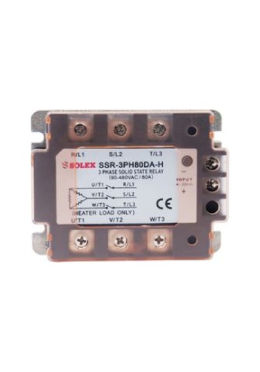 Soljex Ssr-3ph80da-h ,3x480v/80a 3v..30vdc 3-faz Dc-ac Ssr
