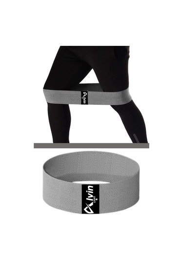 Yüksek Kaliteli Pamuklu Squat Bant - Hafif Ve Orta Sert Seçenekler, Dayanıklı Ve Konforlu Gri