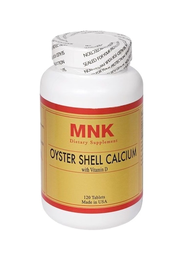 Mnk Oyster Shell Calcium Vitamin D 120 Tablet 12-