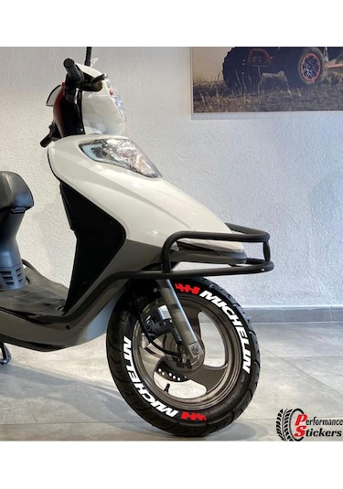 MİCHELİN Motorsiklet Scooter Lastik Yazısı Sticker 8 Adet