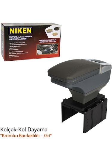 Niken Kol Dayama Kromlu Gri