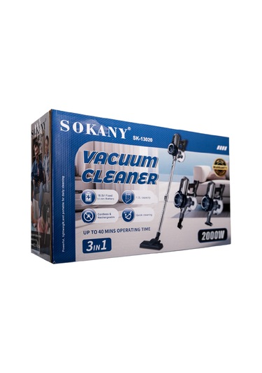 Sokany SK-13020 2000 W Kablosuz Şarjlı Süpürge