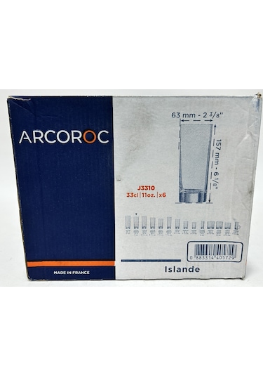 Arcoroc Islande Hiball Meşrubat Kokteyl Bardağı 33cl 6 Adet