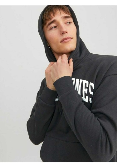Jack&jones Jjejosh Erkek Sweatshirt 12236513-black Siyah