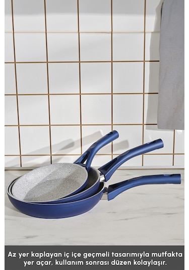 Karaca  Biogranit Berra 3'lü Tava Seti