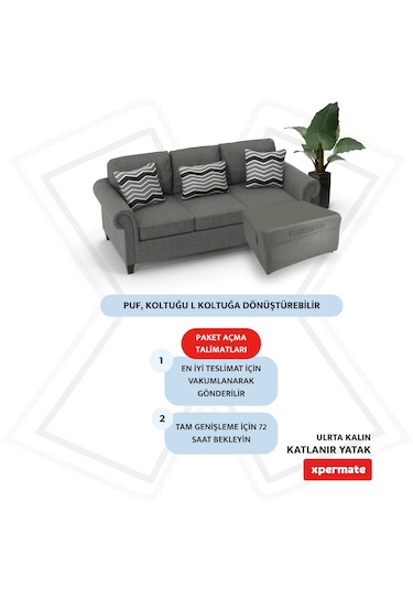 Xpermate Ultra Kalın Katlanır Sünger Yer Yatağı
