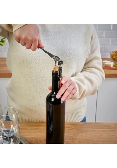 Ikea Segelfısk Sommelier Tirbuşon Ve Şişe Açacağı 12 Cm Krom