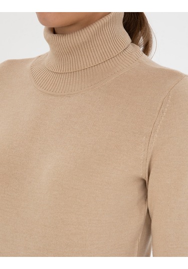 Pierre Cardin Kadın Bej Kazak /triko 50315747-vr011 Bej