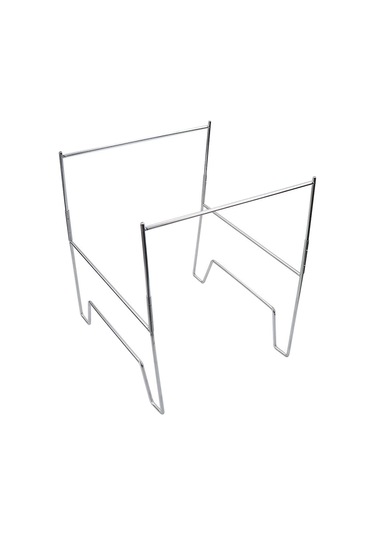 Suntek Barbekü Izgara Katlanır Kömür Sobası Kamp 3 Adet Soba Gümüş