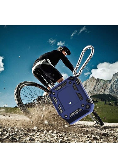 Ekılıf - Airpods 1.nesil Uyumlu - Kılıf Darbelere Karşı Dayanıklı Koruyucu Silikon Kılıf Airbag 15 - Kırmızı