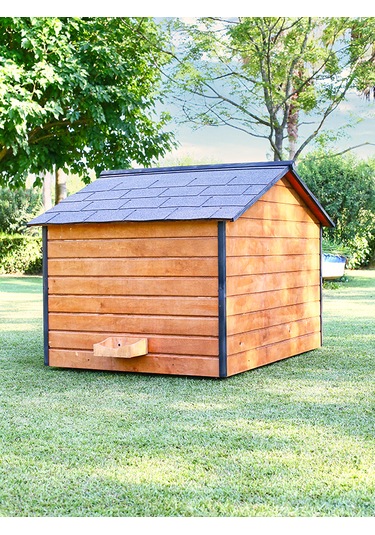 Mandu Isı Yalıtımlı 2 Bölmeli Köpek Kulübesi