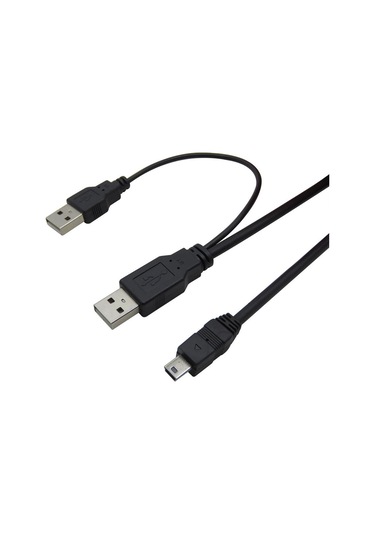 Mini Usb Harddisk Kablosu 5 Pin Usb Y Hdd Kablosu 80 Cm Mini Usb 2.5 Harddisk Kablosu Leon-2025-03-39