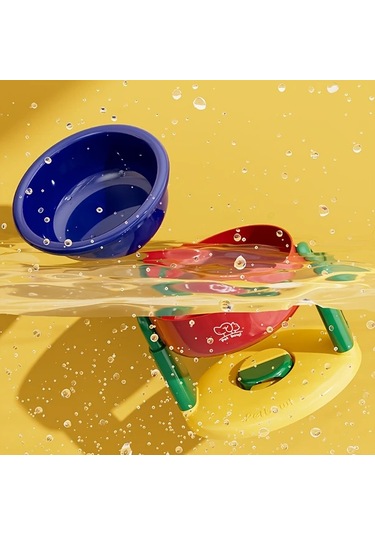 Elmpaly Pembe Yaprak Desenli Emniyetli Vakum Tabanlı Köpek Kedi Mama Kabı