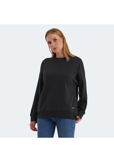 Slazenger VIRTUE Kadın  Siyah Sweatshirt