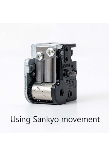 Sones Kız Yatak Başucu Lambası Kristal Top Ahşap Tabanlı Müzik Kutusu Şarjlı Parlayan Dönen Gece Lambası, Rastgele Müzik Gelin Ve Damat Diğer