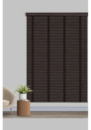 AS Perde Polywood Blackout Karartma Ahşap Jaluzi Perde Çok Renkli