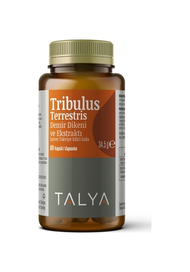 Talya Tribulus Terrestris Demir Dikeni ve Ekstraktı İçeren Takviye Edici Gıda 60 Kapsül