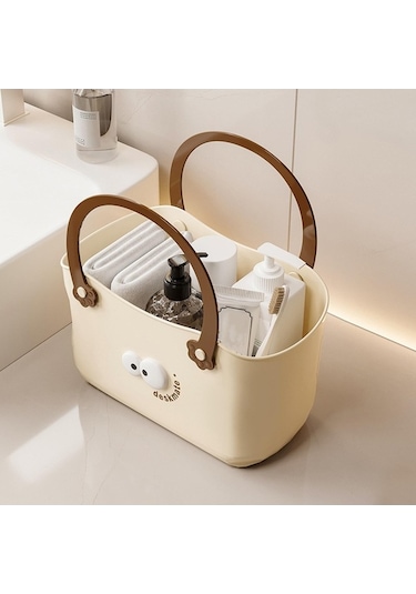 Pazly Tuvalet Temizlik Suntek Sepeti Malzemeleri Düzenleyici Duş We Bej