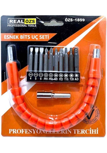 Real Özs 12 Parça Esnek Bits Uç Set Özs-1859