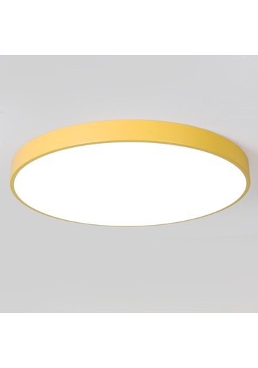 Macaron Yuvarlak Tavan Lambası, 3 Renkli Işık For 40cm Diğer Diğer