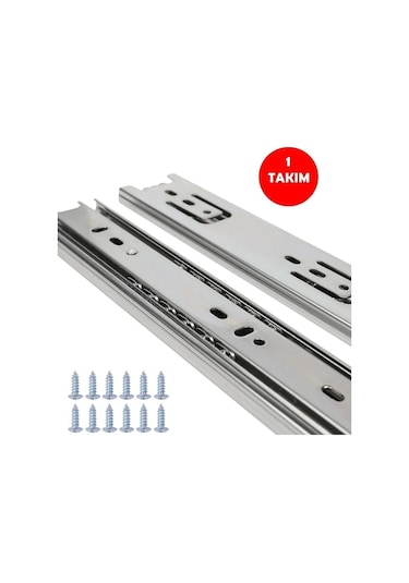 36MM 35CM ÇEKMECE RAYI ÇEKMECE KIZAĞI Galvaniz