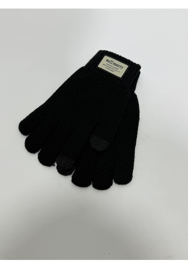 Wellmerry Outdoor Dokunmatik Kaşmir Yün Eldiven Çok Renkli