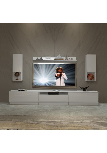 Decoraktiv Trendstyle 270das Mdf Tv Ünitesi Tv Sehpası Beyaz