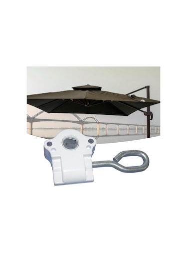 Homyl Veranda Tente Şanzıman Krank Dişlisi, Gölgelik Dış Beyaz