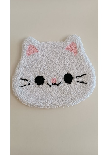 Kedi Bardak Altlığı & Gözlük Tutucu Seti